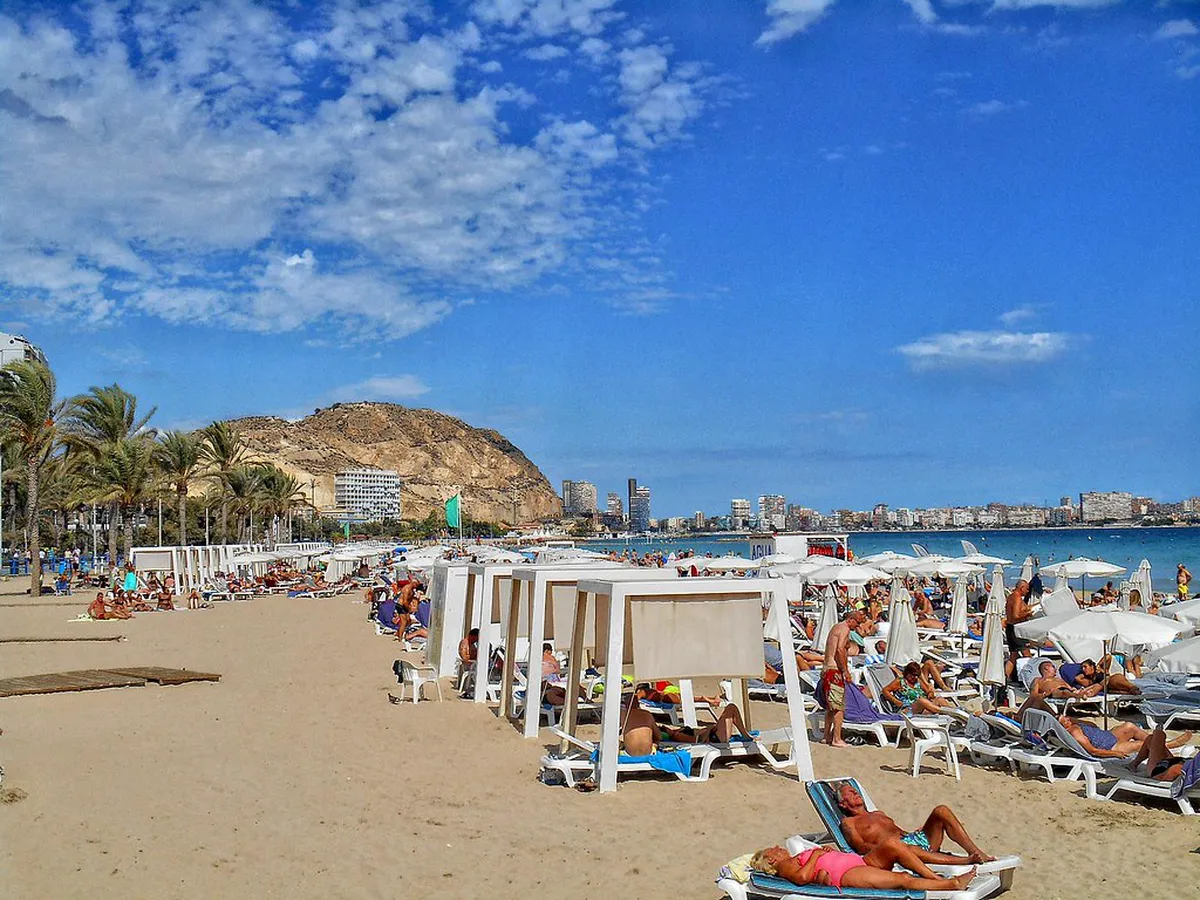 Alicante Worth Beach in alicante, Spain