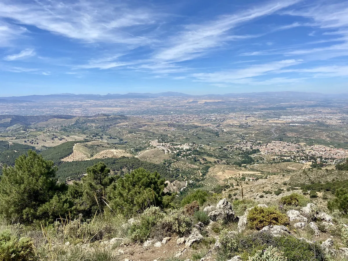 Mirador Cruz de in granada, Spain