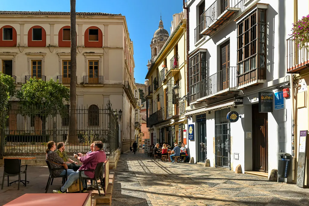 La Merced neighborhood in Málaga, Spain