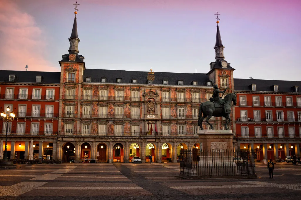 Must-See Landmarks Inside the Square in Madrid, Spain