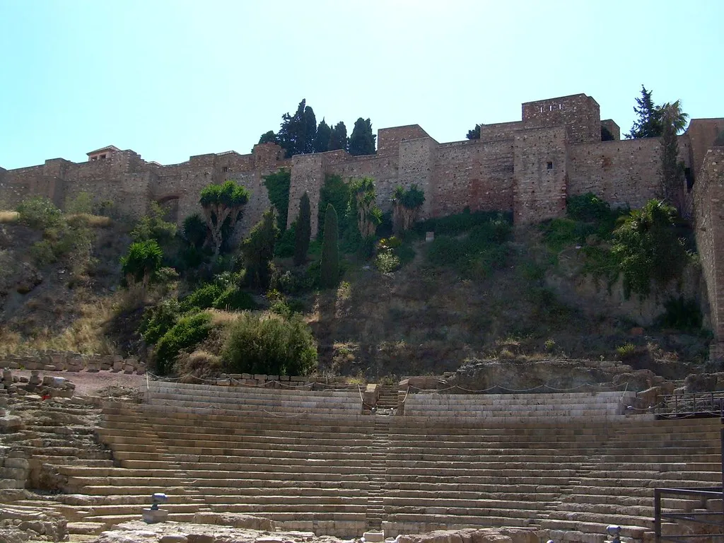 The Connection Between the Alcazaba and the Roman Theatre in Málaga, Spain