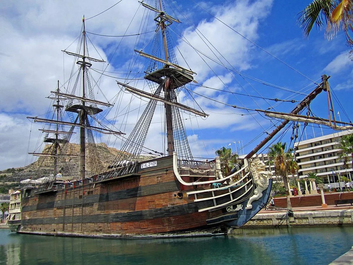Legend Face Moor in alicante, Spain