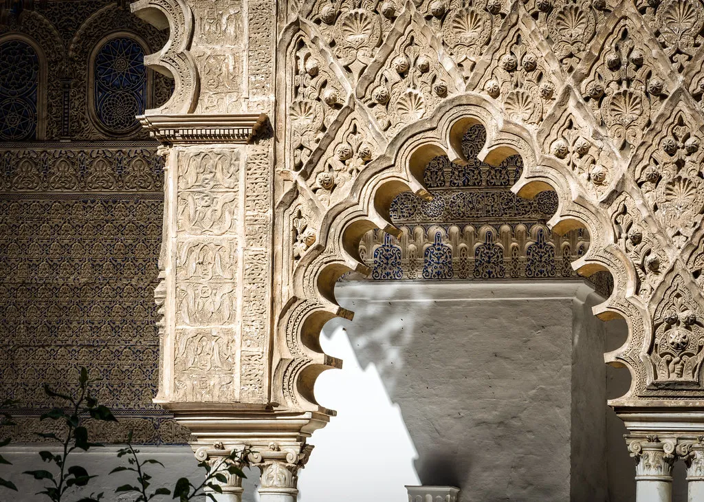 Morning: Plaza de España and María Luisa Park in Seville, Spain