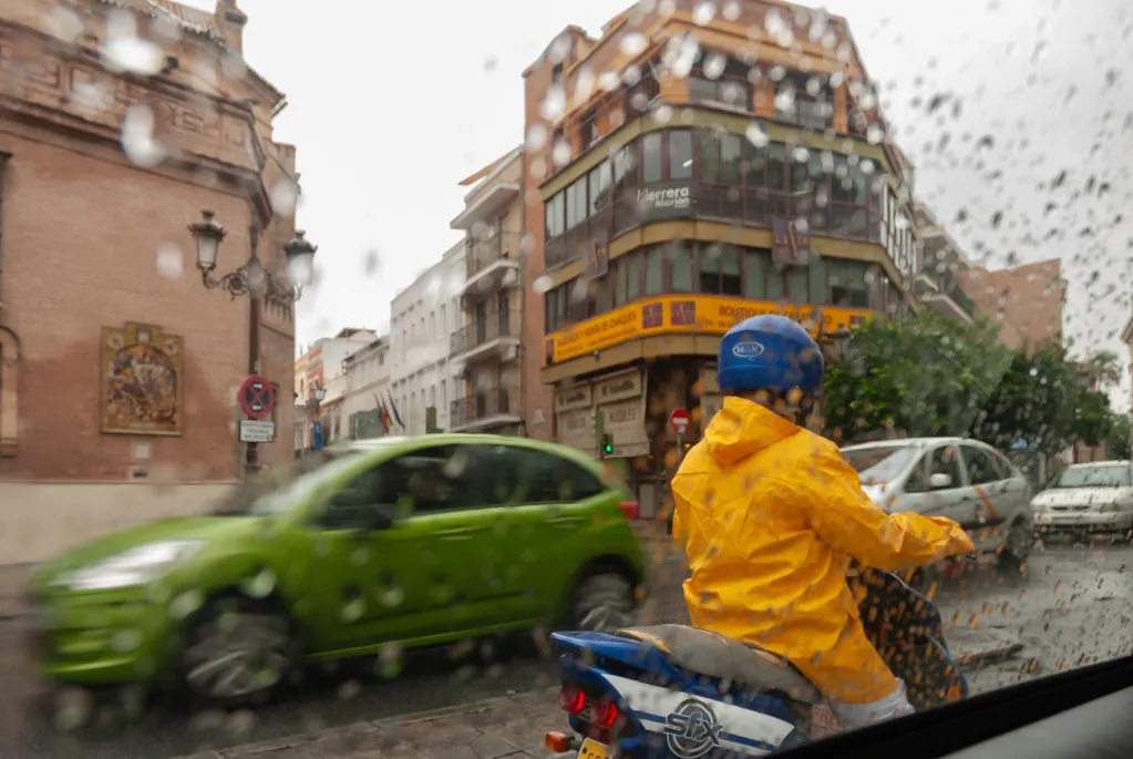 Taxi in Seville in Seville, Spain