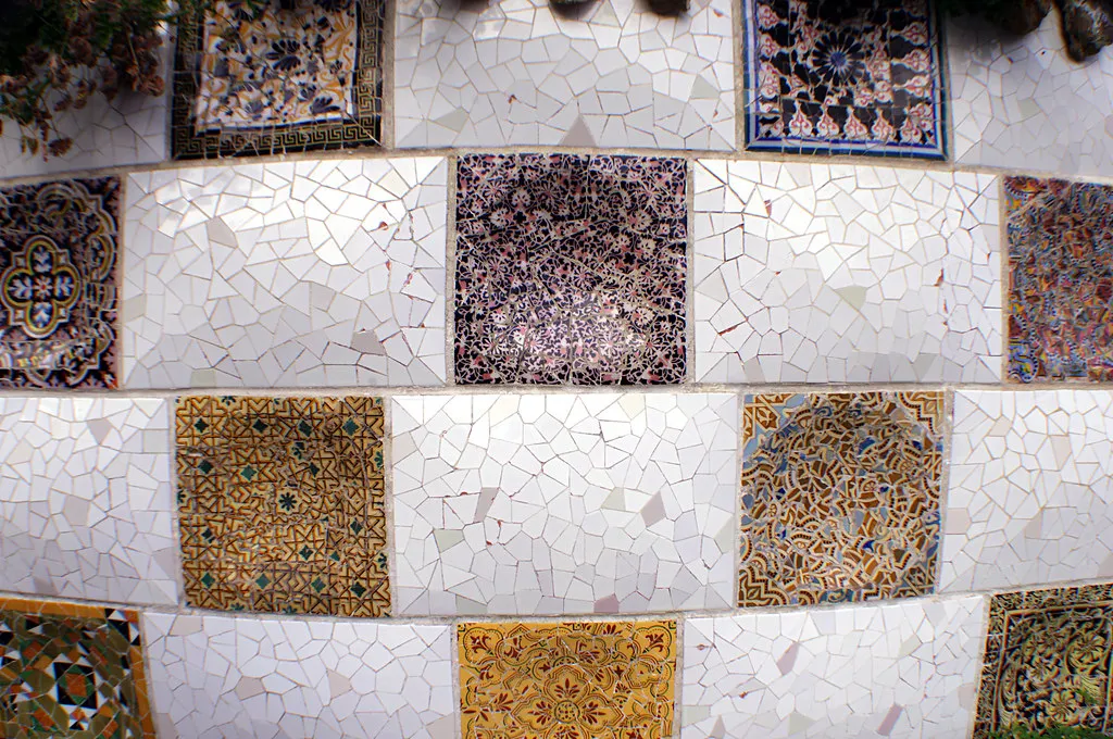 Park Güell in Barcelona, Spain