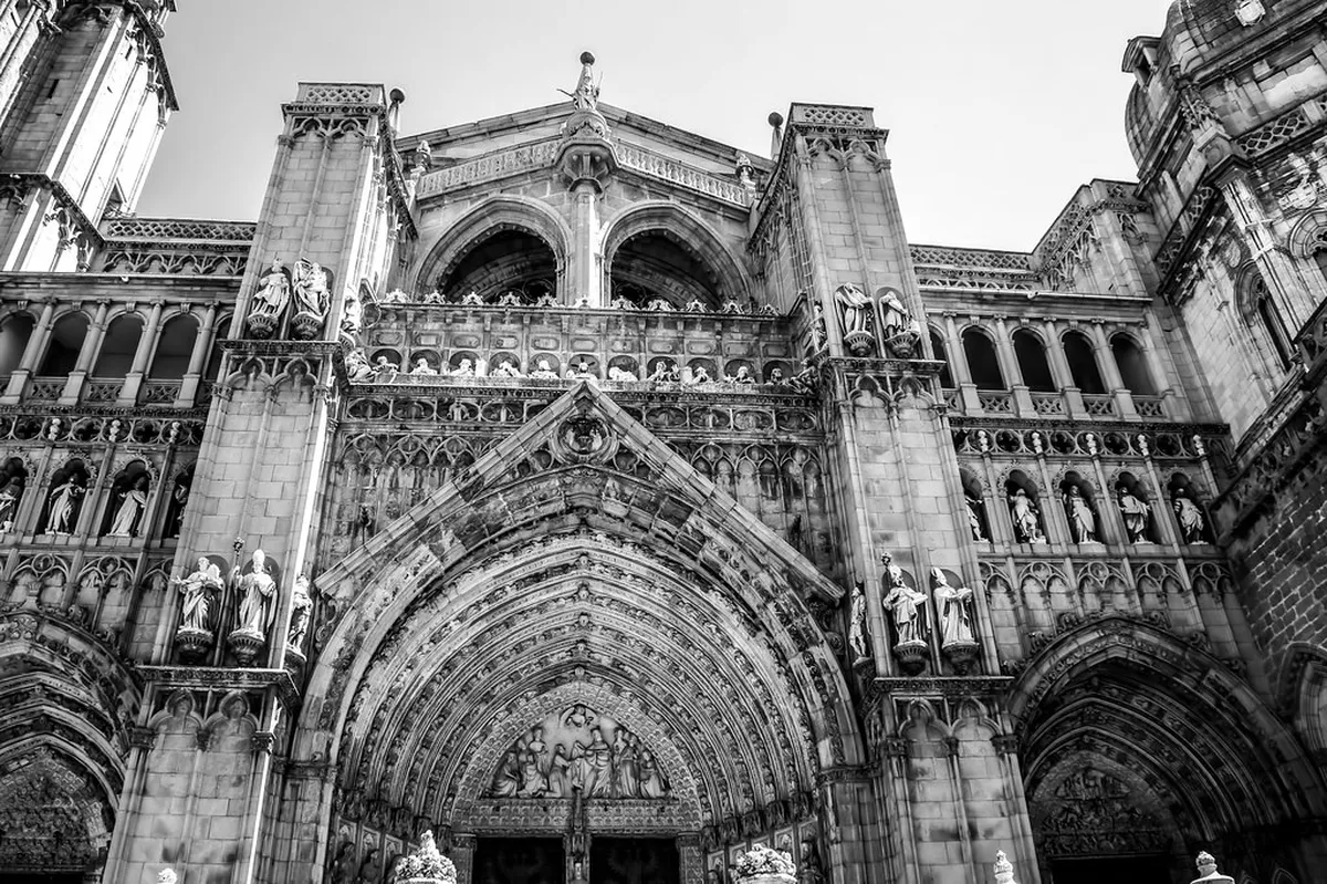 History Architecture Cathedral in toledo, Spain
